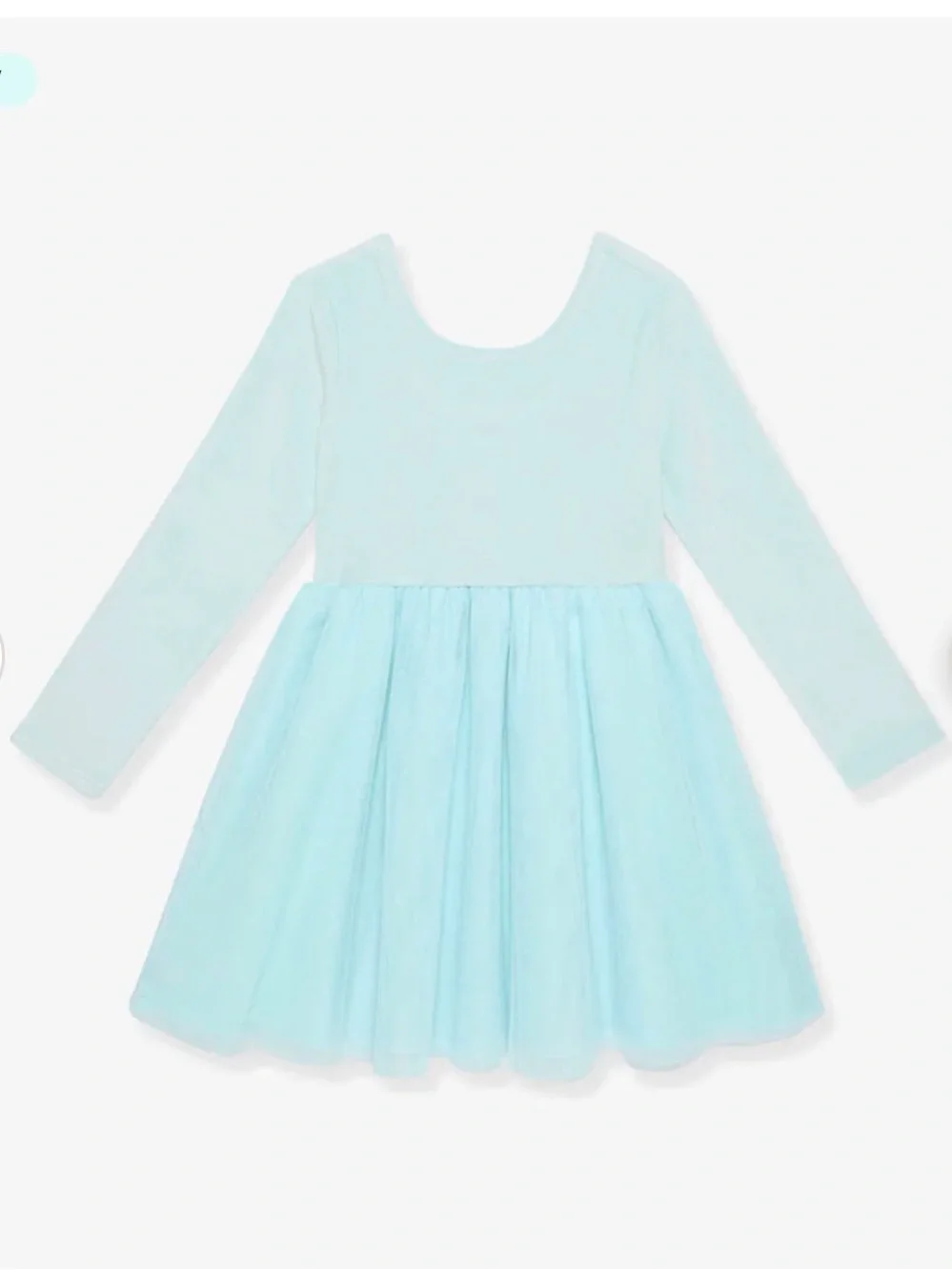 Posh Peanut Starry Blue Velour Tulle Dress